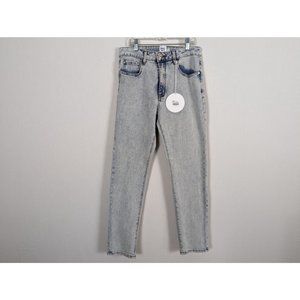 Princess Polly light wash denim high waist‎ slim leg jeans sz 6
